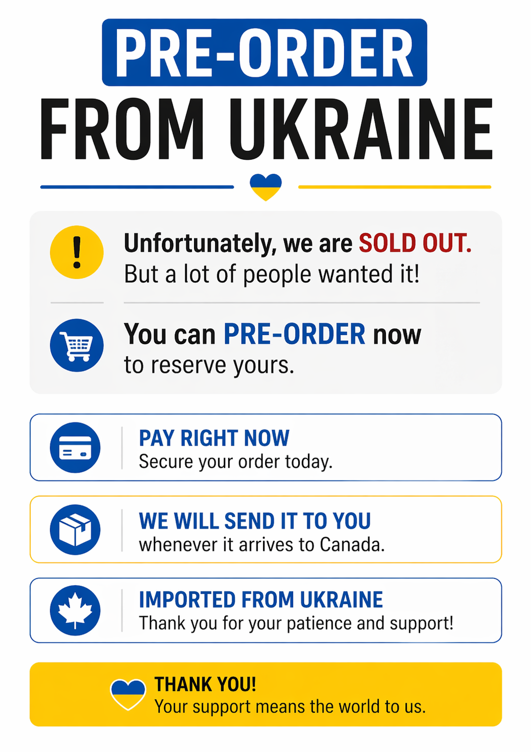Pre-Order from Ukraine – Reserve Yours Now